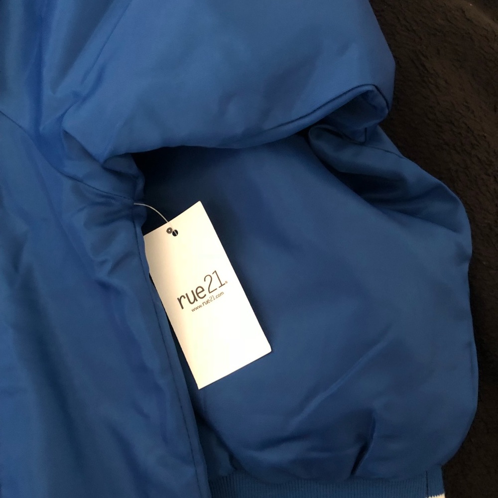 Blue bomber jacket - Picture 3 of 4